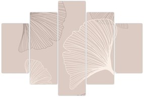Tablou - Frunze bej N⁰6 (150x105 cm)