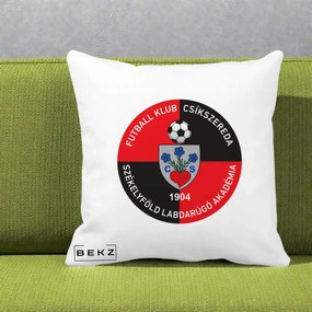 Perna Personalizata FK Csikszereda 1904 Fotbal, 40x40 cm, Alba Mata, Husa Detasabila, Perna Inclusa, BEKZ®