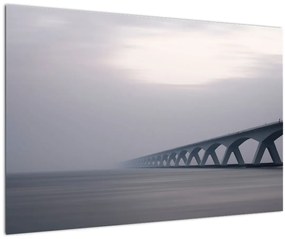 Tablou - Podul în ceață (90x60 cm)