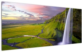 Tablou cu cascade (120x50 cm)