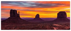 Tablou - Monumentul Valley în Arizona (120x50 cm)