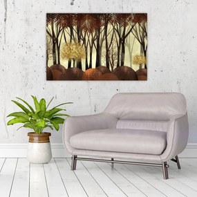 Tablou - Pădure decorativă (90x60 cm)