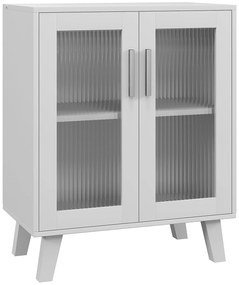 HOMCOM Dulap de depozitare modern cu uși duble | Aosom Romania