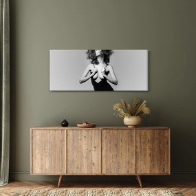 Tablou - Femeia în negru (120x50 cm)