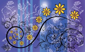 Fototapet - Flori (152,5x104 cm)