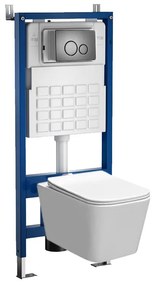 Set rezervor WC montat pe perete Roya Tina 81GRE