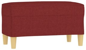 349373 vidaXL Bancă, roșu vin, 70x35x41 cm, textil