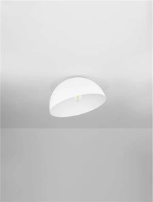 Lustra aplicata design decorativ GEA alb D-40cm