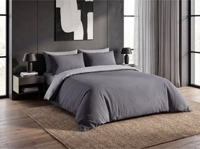Lenjerie de pat din bumbac LITS gri deschis Dimensiune lenjerie de pat: 2 ks 60 x 70 cm | 240 x 200 cm