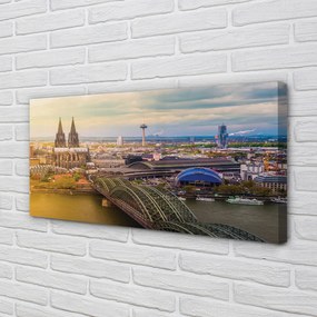 Tablouri canvas poduri Germania panorama River