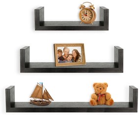 Set 3 rafturi, Wenge