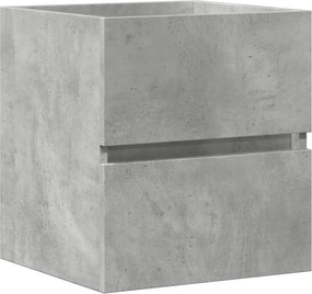 vidaXL Dulap pentru chiuvetă, gri beton, 41x38,5x45 cm, PAL