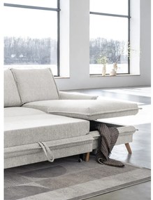 Colțar bej extensibil (cu colț pe partea dreaptă) Charming Charlie – Miuform