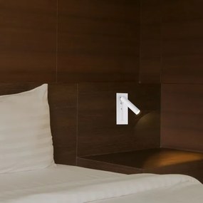 Aplica de perete tip spot LED, 2W, 230V, 3000K, alb