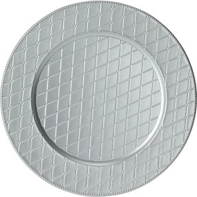 Suport farfurie Silver Rhombus, 33 cm