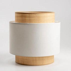 Abajur universal KERIA Ø 30 cm, bej/alb