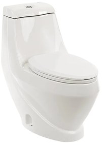 Vas de toaletă Coral Monobloc cu evacuare inferioară