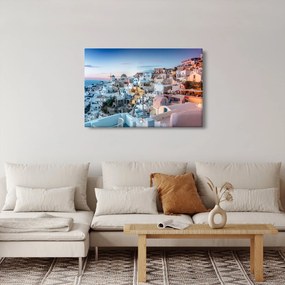Tablou - Amurg în Santorini (90x60 cm)