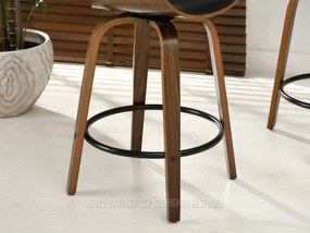 Scaun Enzo H (nuc închis + nuc). Promo -11%. 1110658