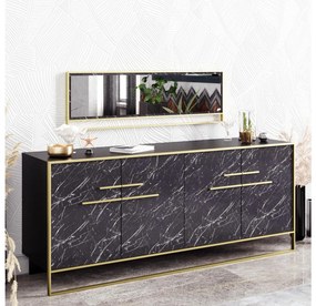 Dulap Pollie (Auriu + Negru). 1088423