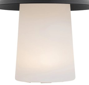 Set de 2 lămpi de masă Ciupercă negru cu LED reîncărcabil - Ivan