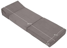 Scaun pliant/saltea MALEN, gri