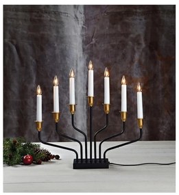 Decorațiune luminoasă de Crăciun neagră Brosa – Markslöjd