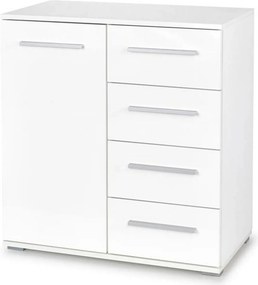 Comoda LIMA KM2, alb, PAL, 77x40x82 cm