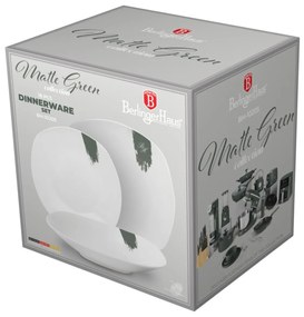Set farfurii 18 piese din portelan Green Matt Berlinger Haus BH 10205