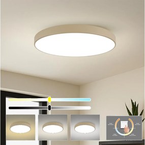 Brilagi-LED Plafonieră POOL LED/128W/230V 3000/4500/6000K Ø 100 cm bej
