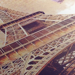 Tablou - Prriveliștea din Paris (cu ceas) (90x30 cm)
