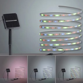 JUST LIGHT. 19971-18 - Bandă LED solară RGB TEANIA LED//3,7V 5 m 1200 mAh IP44
