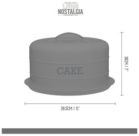 Recipient din oțel pentru prăjituri Living Nostalgia – Kitchen Craft