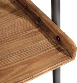 Suport perete cu rafturi si oglinda design industrial OLD