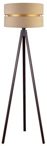 Lampadar Duolla DUO 1xE27/60W/230V d. 44 cm bej/wenge