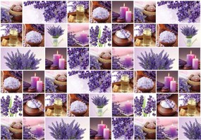 Fototapet - Lavanda - colaj (254x184 cm)