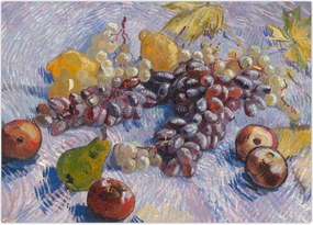 Tablou - Vincent van Gogh, Grapes, Lemons, Pears, and Apples, reproducere (70x50 cm)