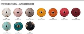 Aplica de perete design retro realizat manual din ceramica INDUSTRIAL