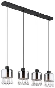 Lustra 4L design modern Hendry negru