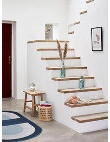 Scăunel din lemn de stejar Hübsch Ground