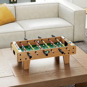 HOMCOM Masă de fotbal pentru copii de peste 6 ani 2 mingi 18 jucători 69 x 37 x 24 cm | Aosom Romania