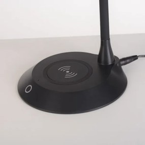 JUST LIGHT. 14414-18-LED PUCKI, lampă de masă dimabilă cu încărcare, LED/4,5W/230V, neagră