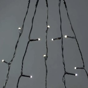 Nedis WIFILXT12W200 - LED perde de Crăciun 200 LED, 8 funcții, 5x7m, IP65, Wi-Fi