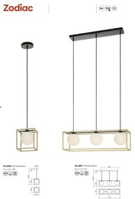 Lustră pe cablu ZODIAC 1xE14/28W/230V Redo 01-3056