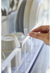 Suport de scurs vase metalic Yamazaki Tower, alb