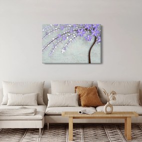 Tablou - ploaie violetă (90x60 cm)