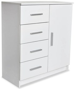 244896 vidaXL Bufet din PAL 79 x 35 x 88 cm, alb