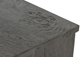 Bufet, gri, din lemn masiv sculptat, Arvane