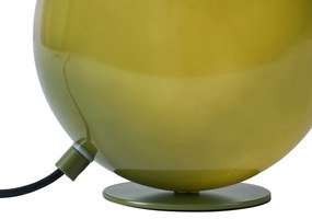 Lampă de masă retro verde cu sticlă - Mabel