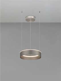Lustra LED design circular OLIVIA nickel D-40cm